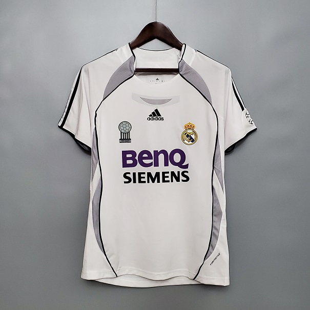 AAA Quality Real Madrid 06/07 Home Soccer Jersey